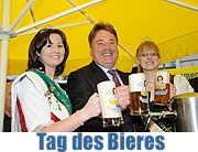 Freibier zum Auftakt der Bayerischen Bierwoche gibt es am 23.04.2008 (Foto. Ingrid Grossmann)